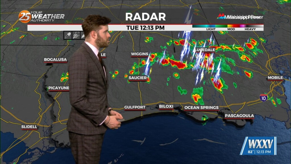 7/23 Trey Tonnessen's "radar Work" Monday Noon Forecast