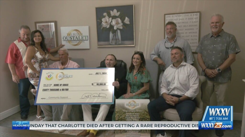 Butch Oustalet Foundation Gives Donation To Home Of Grace