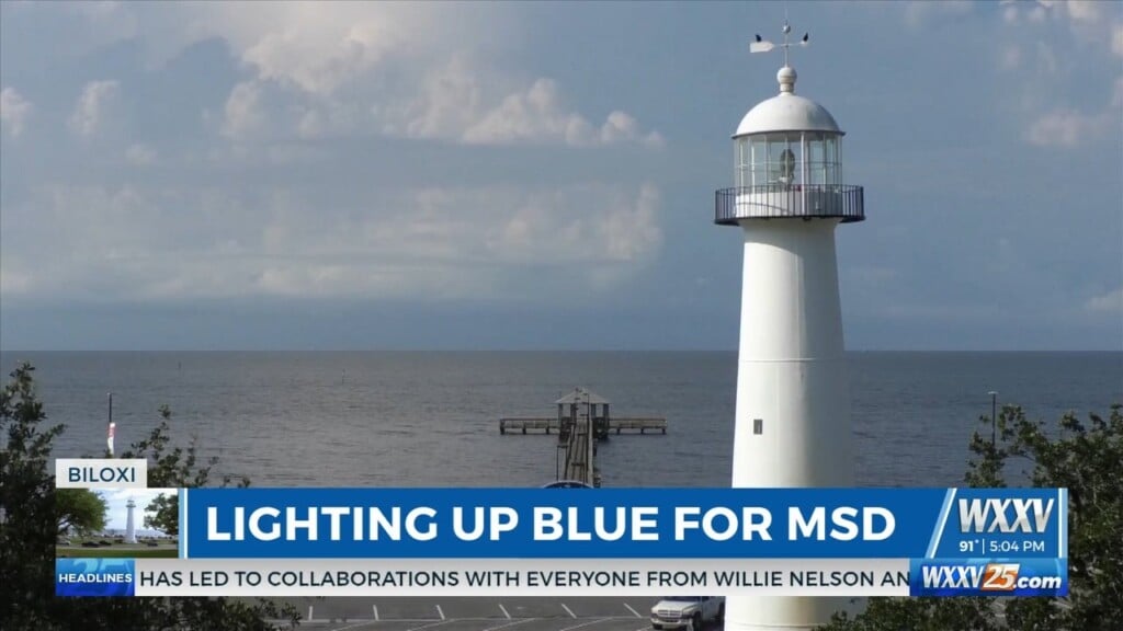 Lighting Up Blue For World Msd Day