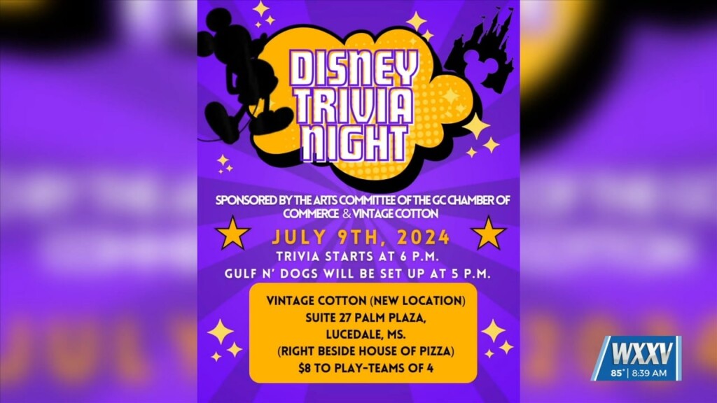 Disney Trivia Night At Vintage Cotton In Lucedale