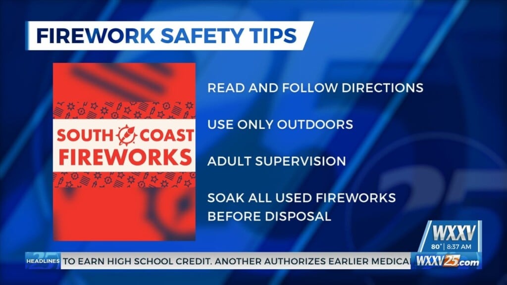 South Coast Fireworks (firework Safety Tips)