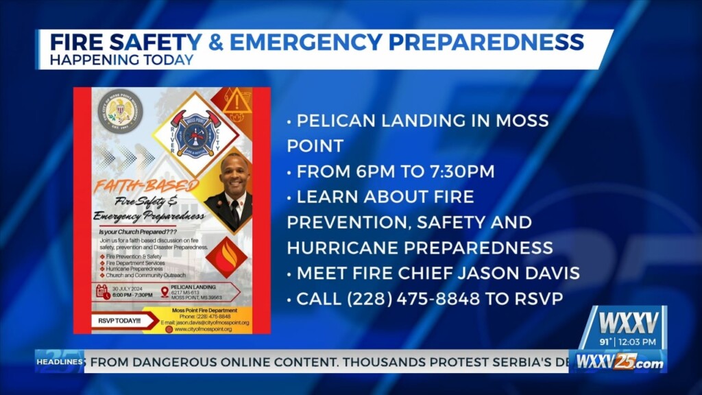Fire Safety And Emergency Preparedness Event