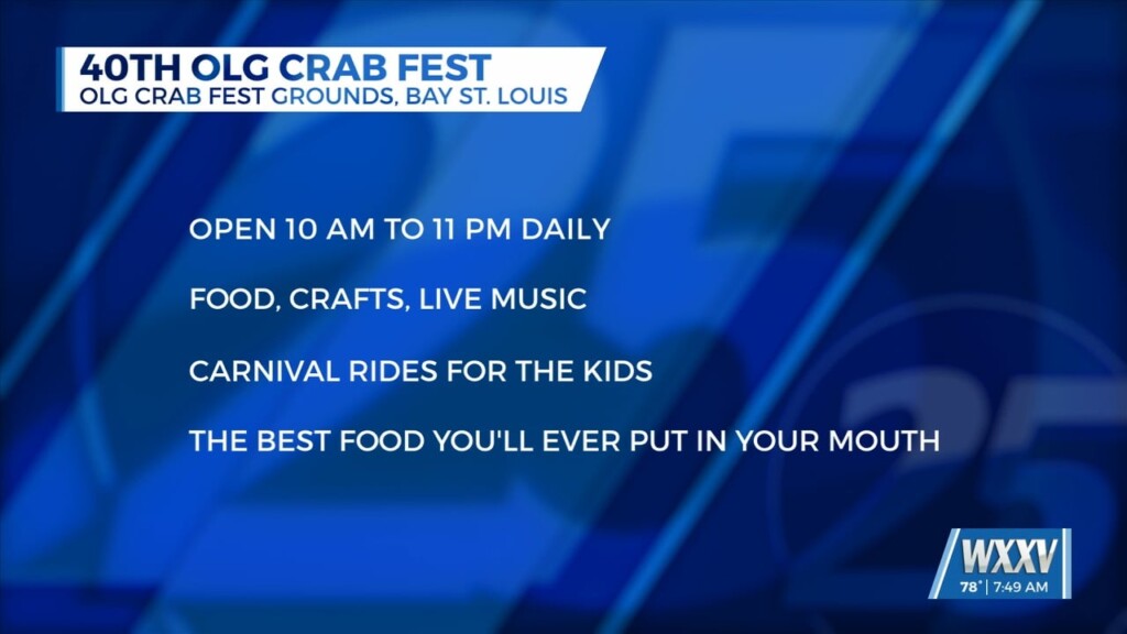 40th Annual Olg Crab Fest In Bay St. Louis