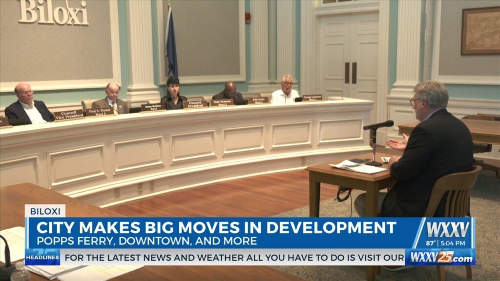 Biloxi City Council Tackles The City's Biggest Projects In Meeting