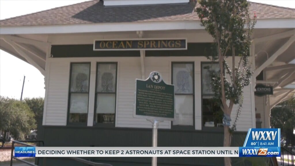 L&n Train Depot In Ocean Springs Gets Historical Marker