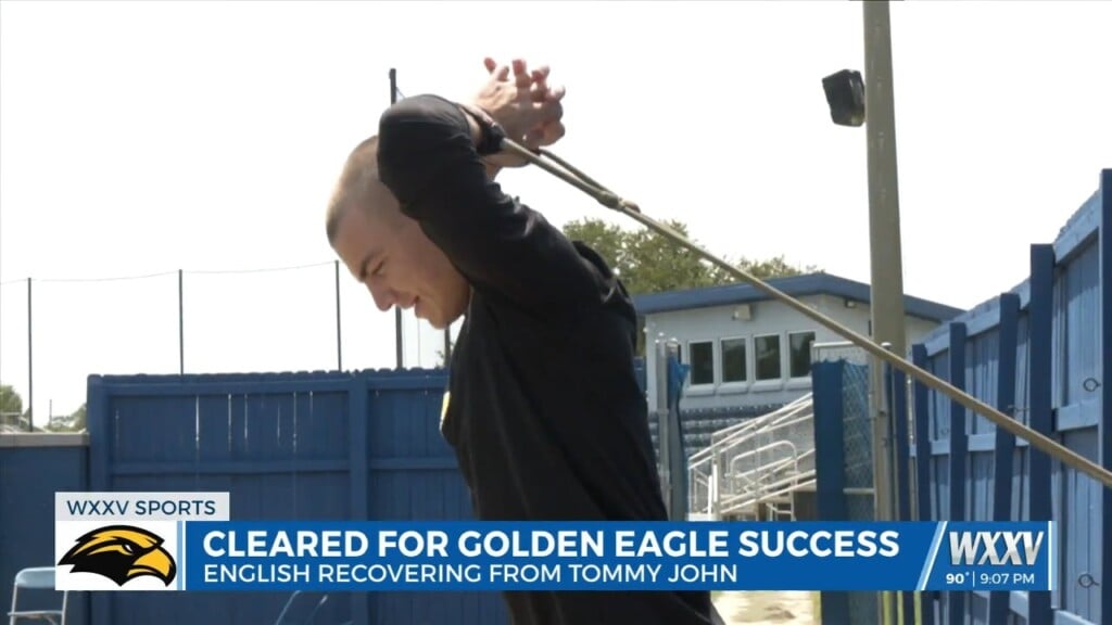 Ocean Springs' Mccarty English Is Cleared For Golden Eagle Success As He's One Step Closer To Recovering From Tommy John Surgery