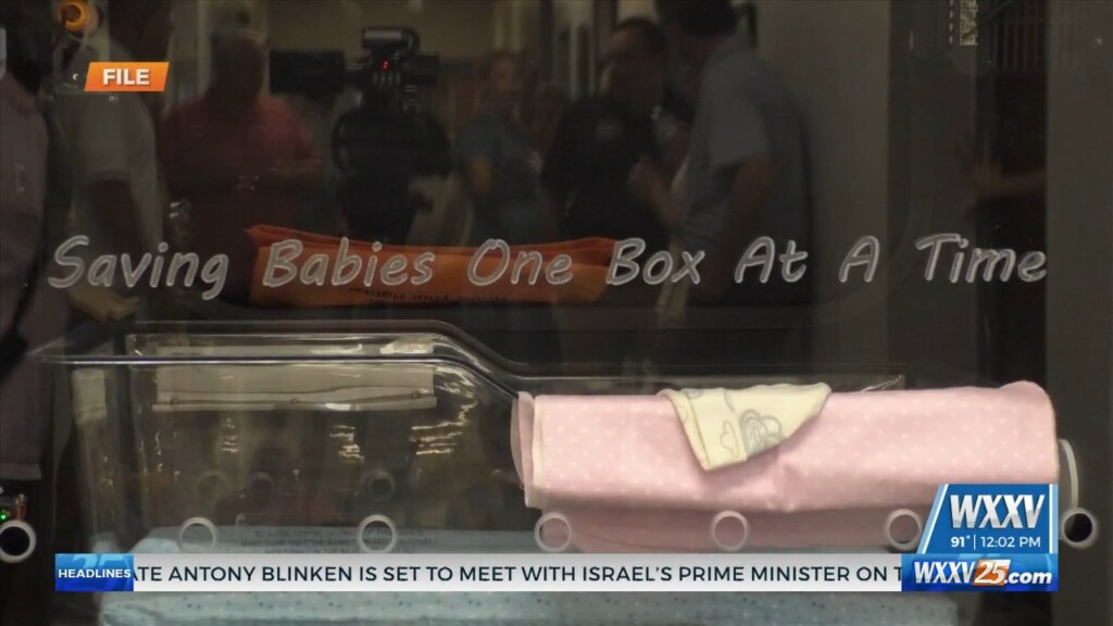 Baby Box Being Unveiled At Memorial Hospital