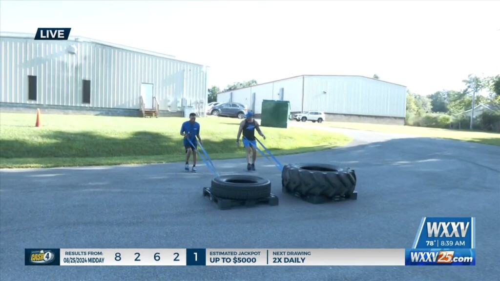 Wxxv Morning Reporter Everett Ganier Jr. Is Live From Prestige Fitness Club