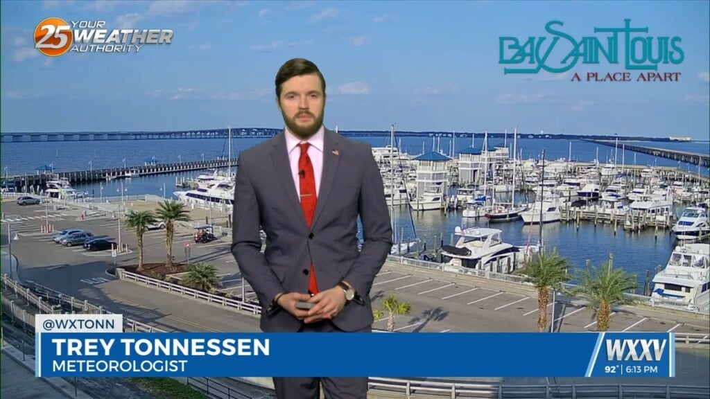 8/20 Trey Tonnessen's "much Calmer" Tuesday Evening Forecast