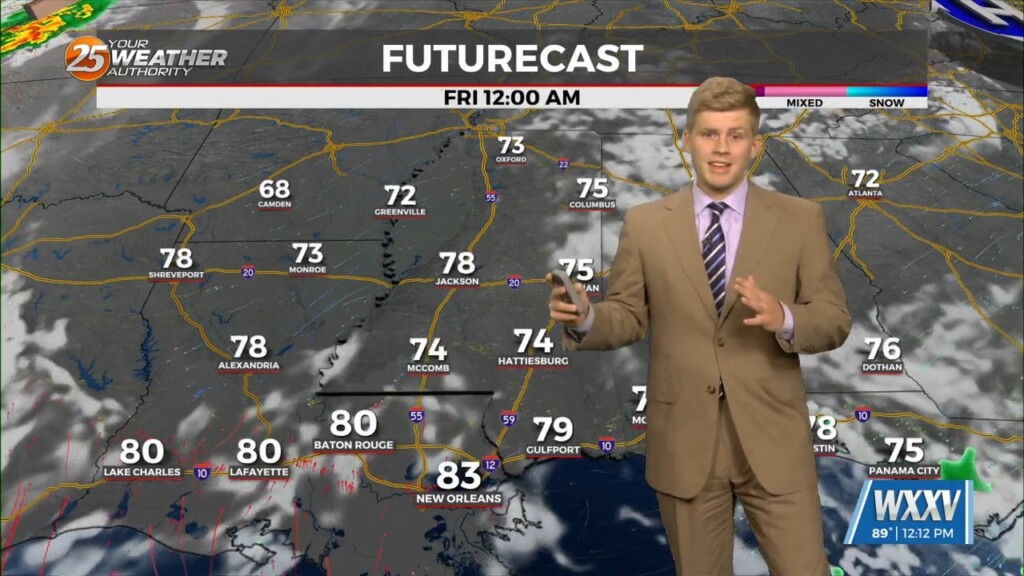 8/22 Sam Parker's "gratifying Dry" Thursday Noon Forecast