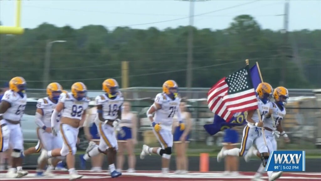 News 25's Ansley Brent Is Reporting Live At Bay High School As They Welcome Hancock For Week 0