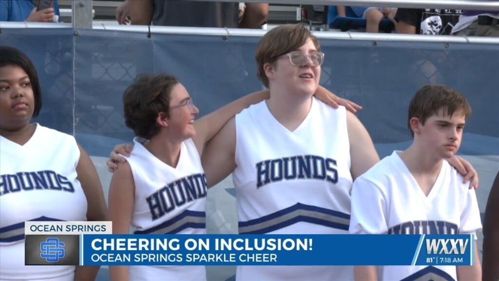 Greyhounds Are Cheering On Inclusion With The Ocean Spring Sparkle Cheer Team!