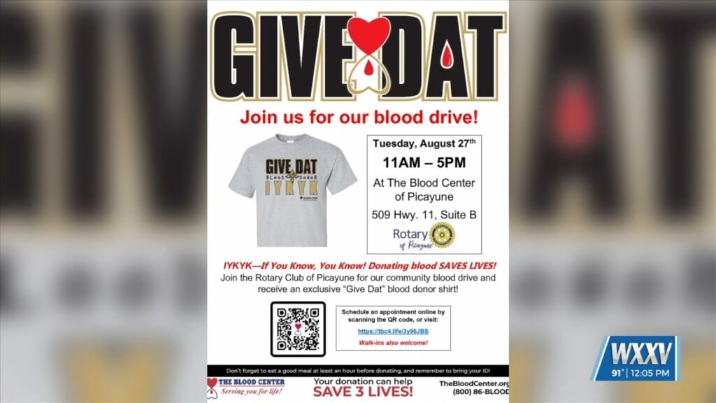 Picayune Rotary Club Hosting Annual Blood Drive