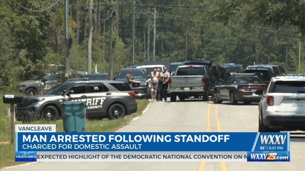 Vancleave Man Arrested After Hours Long Standoff