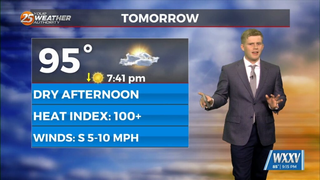 8/11 Sam Parker's "still Dry Weather" Sunday Night Forecast