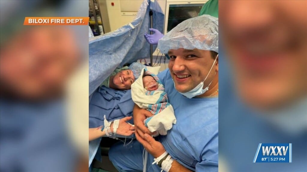 Biloxi Firefighter Welcomes Triplets To Family