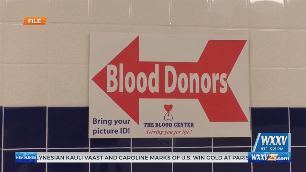Paul Adams With The Blood Center In Studio To Discuss Blood Donation