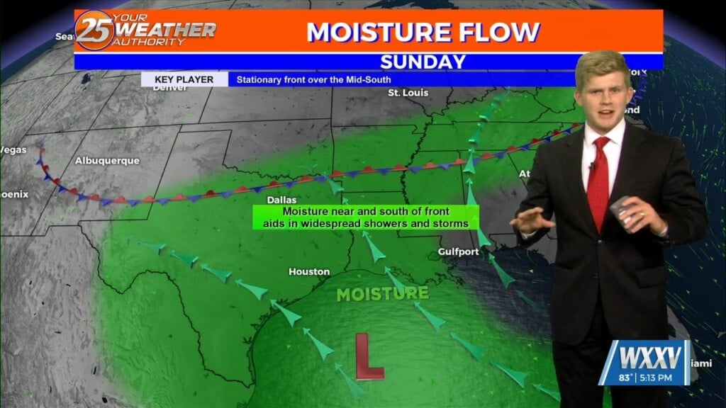 8/30 Sam Parker's "rain Not Going Away" Friday Evening Forecast
