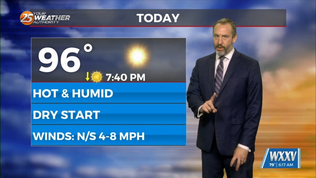 08/12 Ryan's "slightly 'cooler' Week Ahead" Monday Morning Forecast
