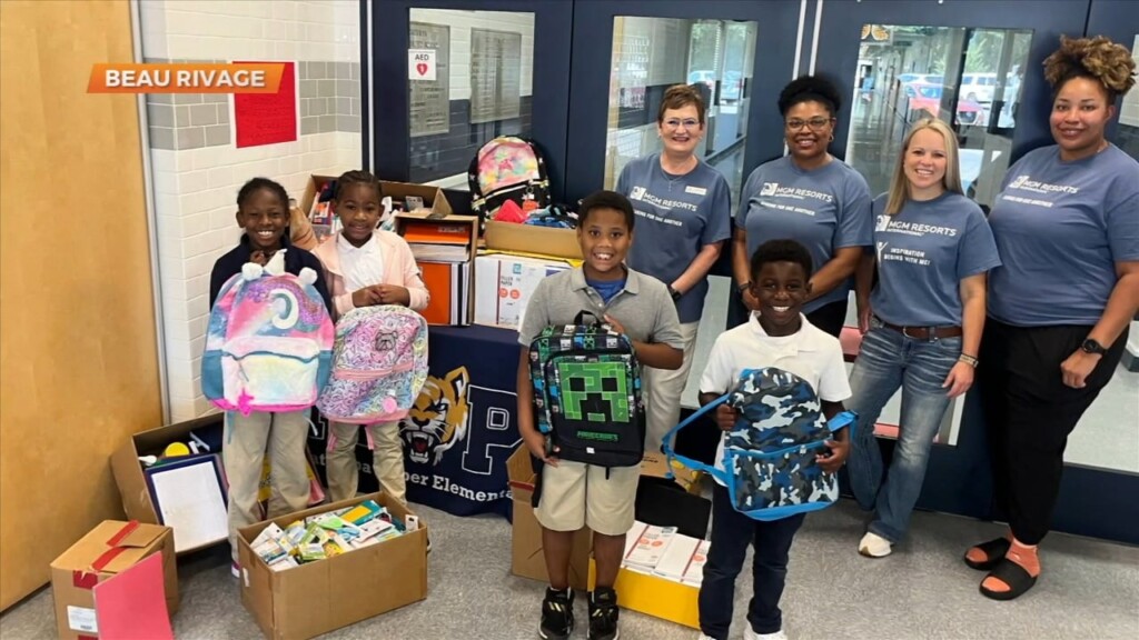 Beau Rivage Donates Supplies To Local Schools