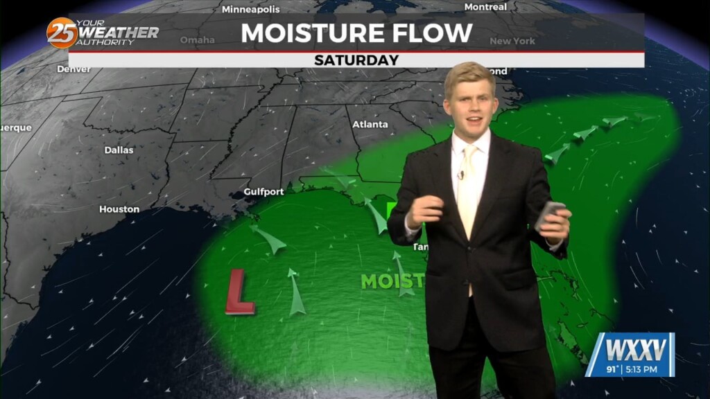 8/23 Sam Parker's "moving Moisture" Friday Evening Forecast