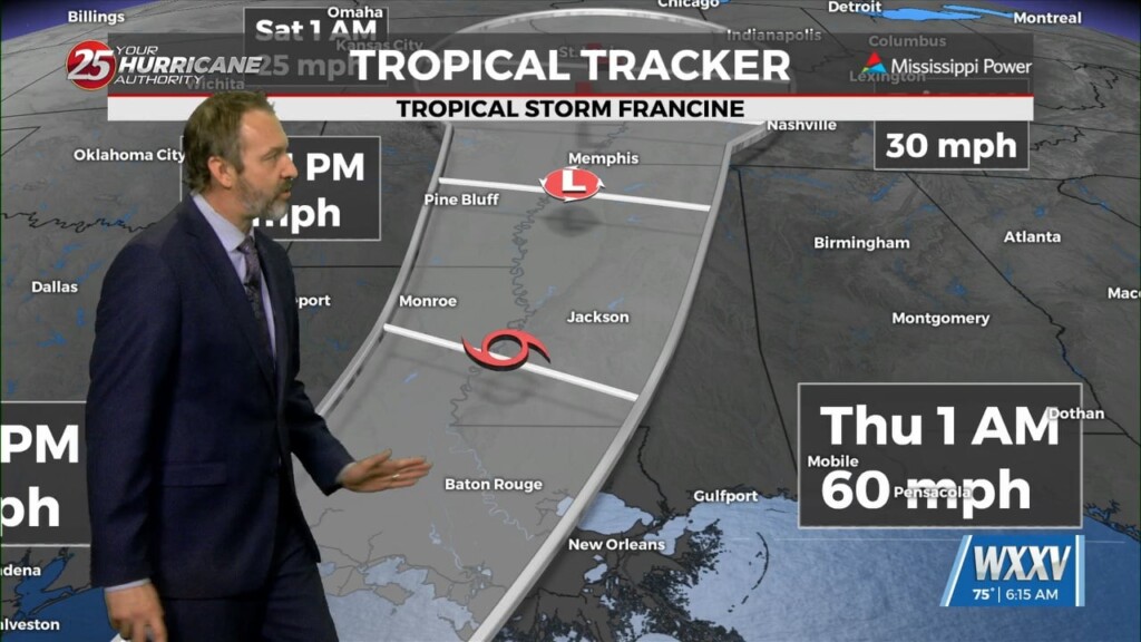 09/10 Ryan's "francine Latest" Tuesday Morning Forecast