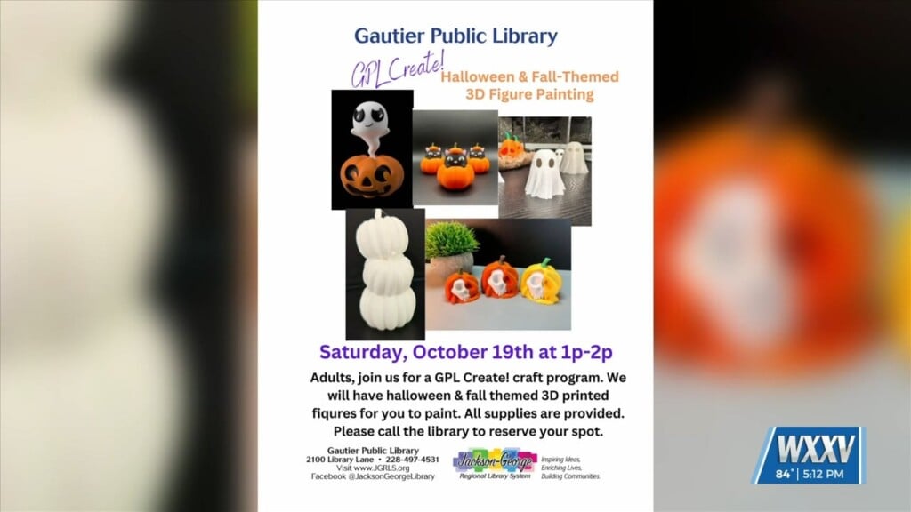 Gautier Public Library Hosting Figure Painting Program