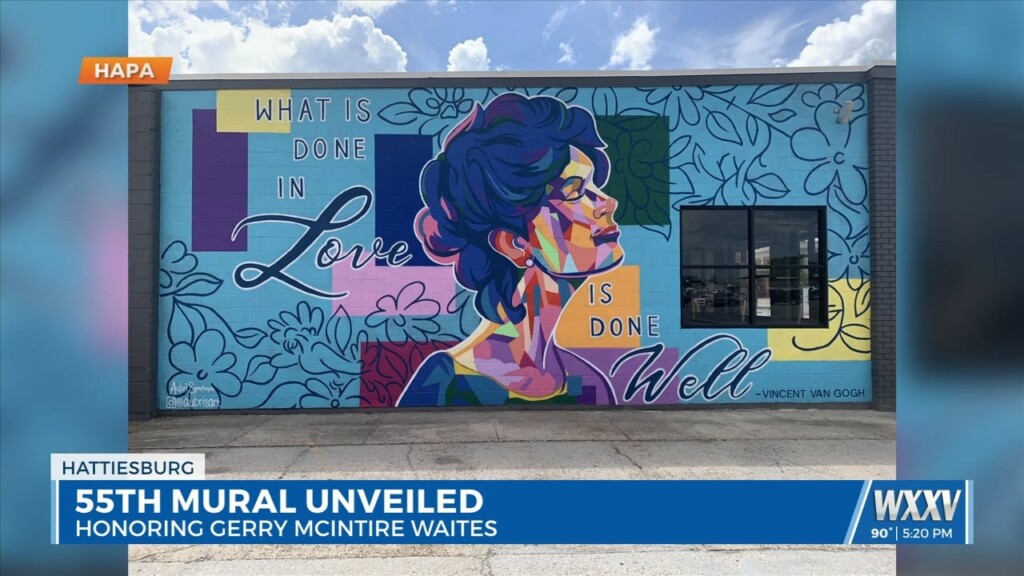 55th Mural Unveiled In Hattiesburg