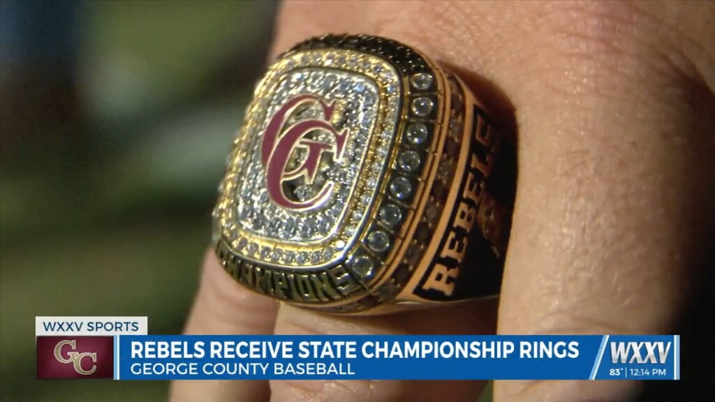 George County Baseball Team Receives 2024 State Championship Rings