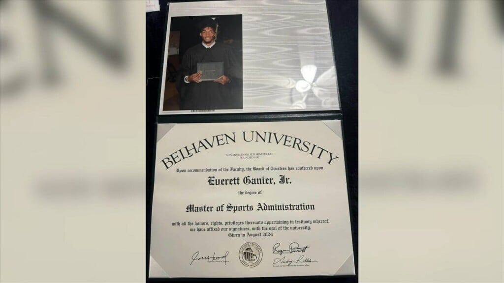 Wxxv News 25’s Everett Ganier Jr. Receives His Master’s Degree