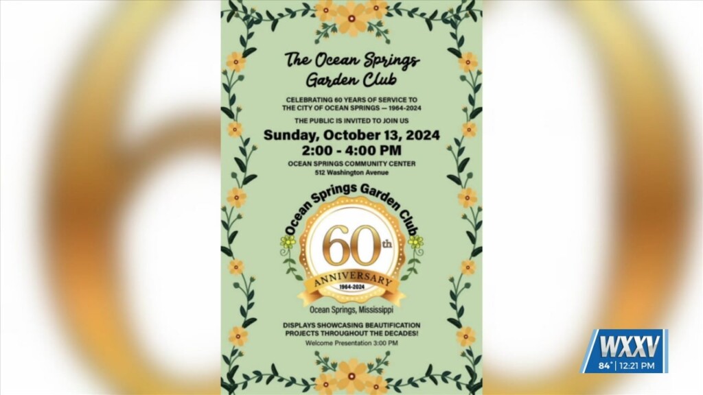 Ocean Springs Garden Club Celebrates 60 Years