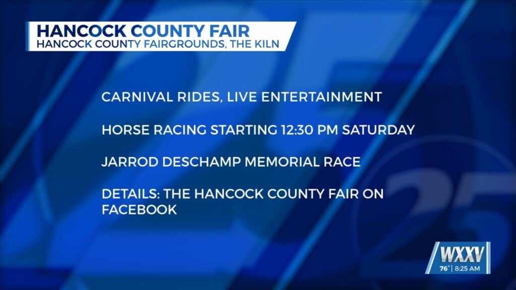 Hancock County Fair Takes Place At The Fairgrounds