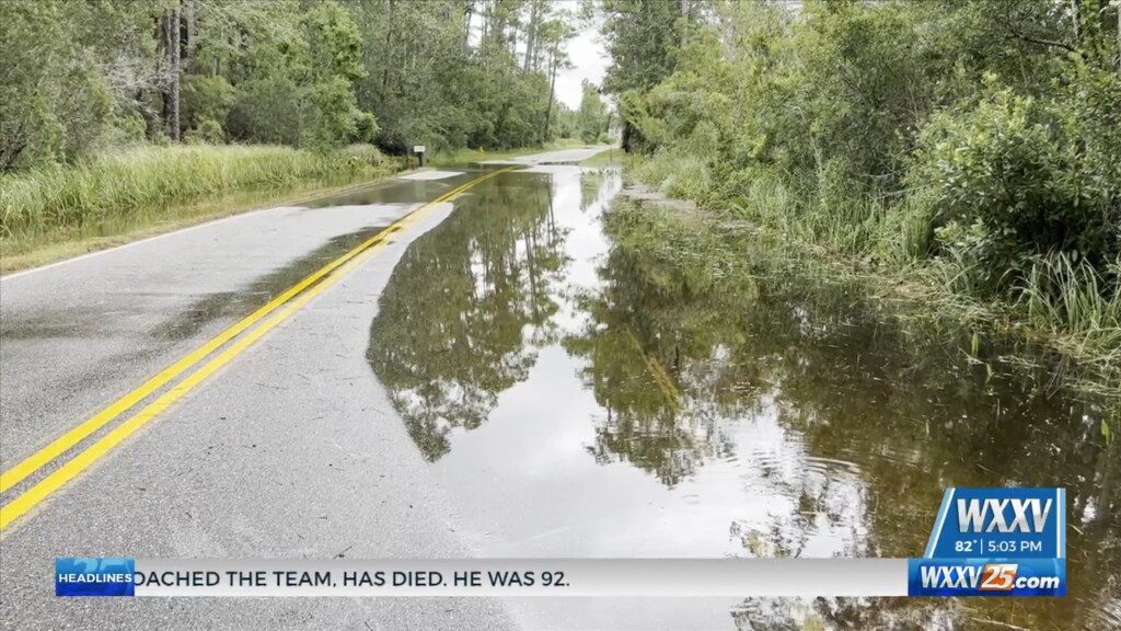 Flood Risk By Bodies Of Water After Francine