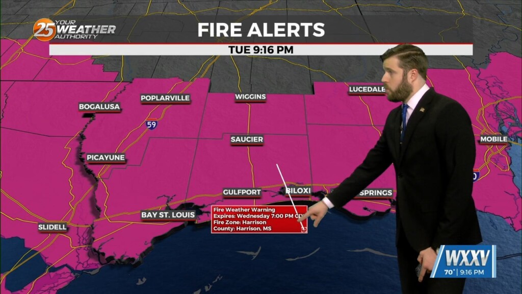 10/15 Trey Tonnessen's "fire Weather" Tuesday Night Forecast