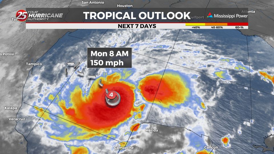 Hurricane Milton strengthens to Category 4 status.