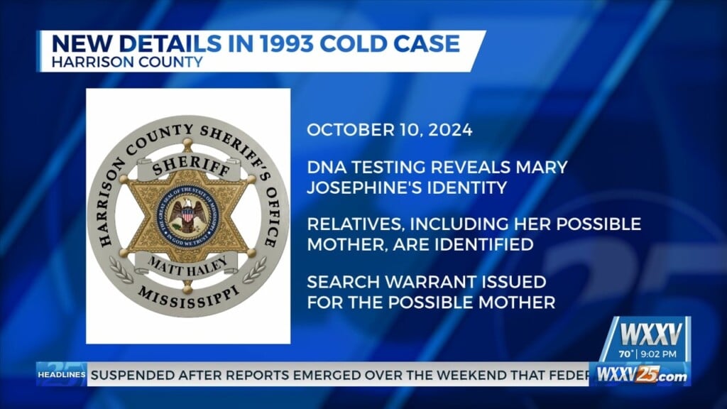 Baby Mary Josephine Identified