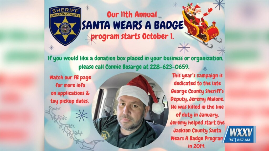 Santa Wears A Badge Honoring Deputy Jeremy Malone