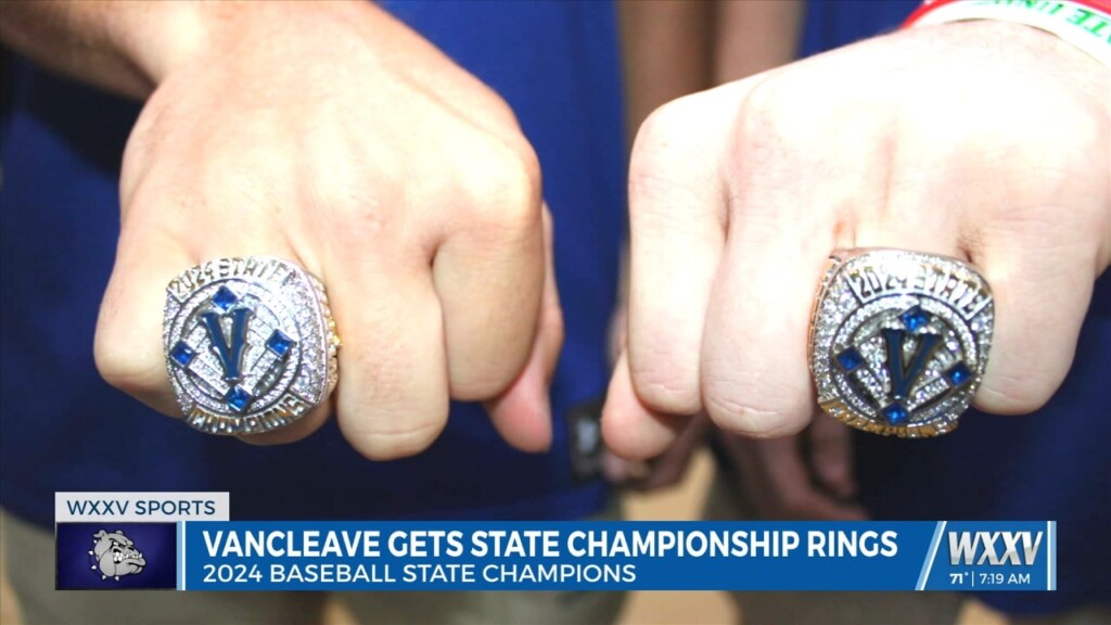 Vancleave Baseball Team Receives Class 5a State Championship Rings!