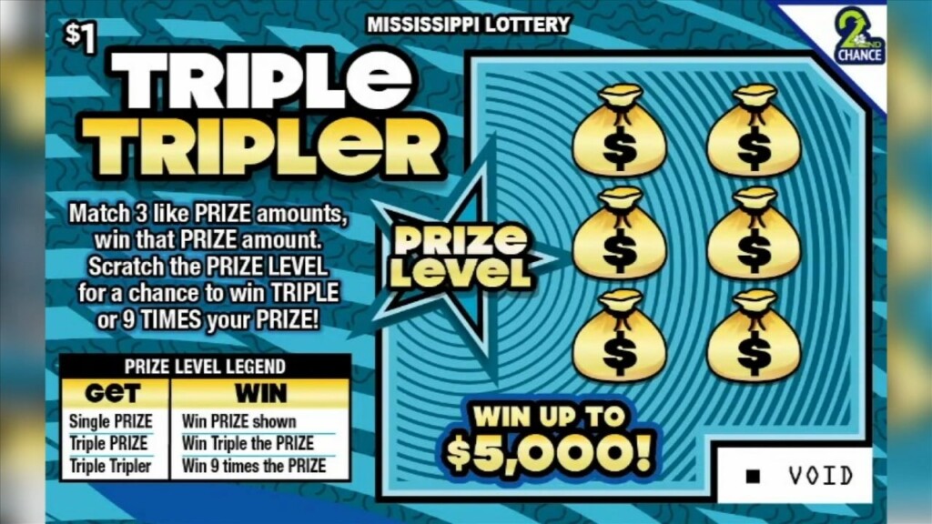 Mississippi Lottery Has New Games This Month