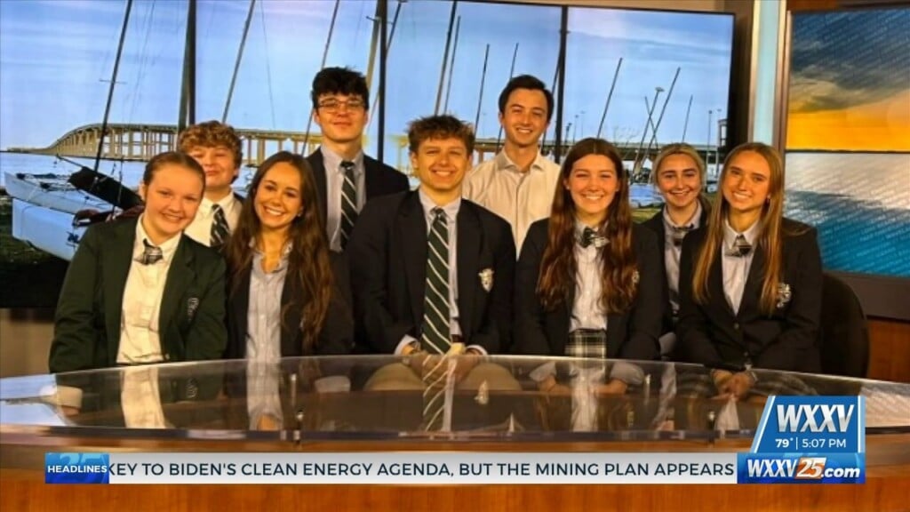 St. Patrick High Journalism Class Visits Wxxv