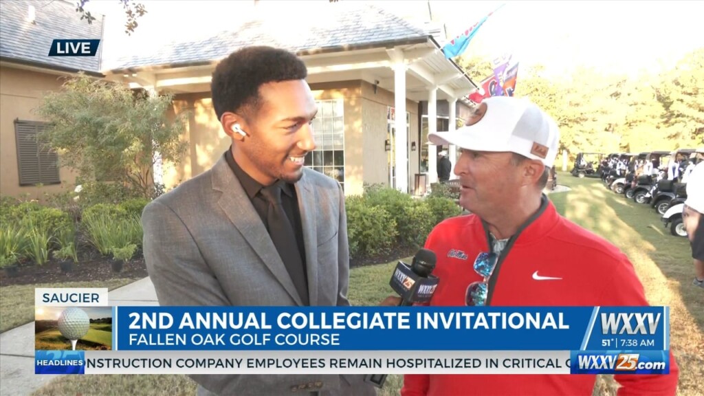 Wxxv News 25’s Everett Ganier Jr. Speaks To Ole Miss Golf Coach Chris Malloy