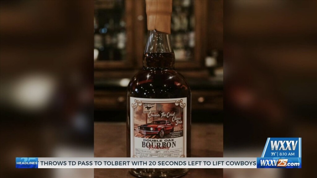 Cruisin' The Coast Limited Edition Bourbon Bottle
