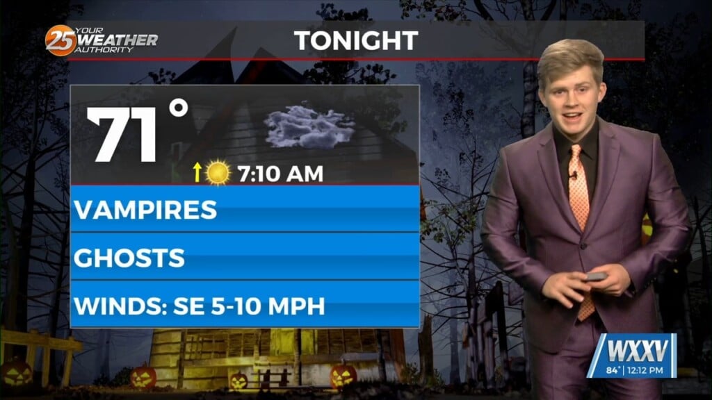10/31 Sam Parker's "spooky Scary" Halloween Midday Forecast