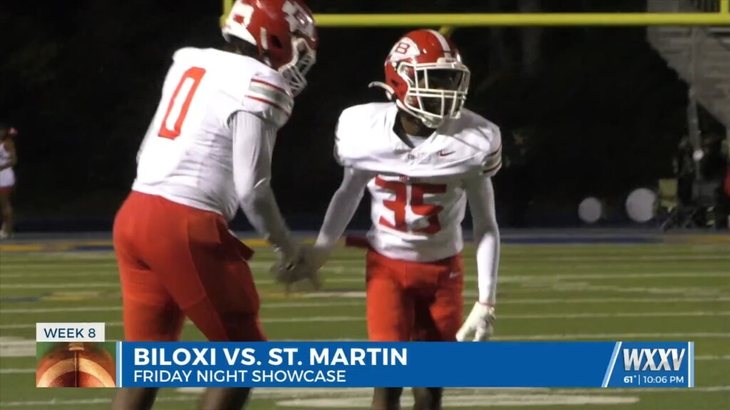 Biloxi Picks Up Their First Regional Win Over St. Martin With A Final Score Of 34 14