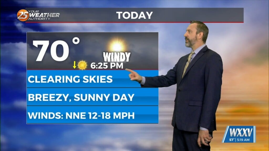 10/16 Ryan's "windy & Cool" Wednesday Morning Forecast
