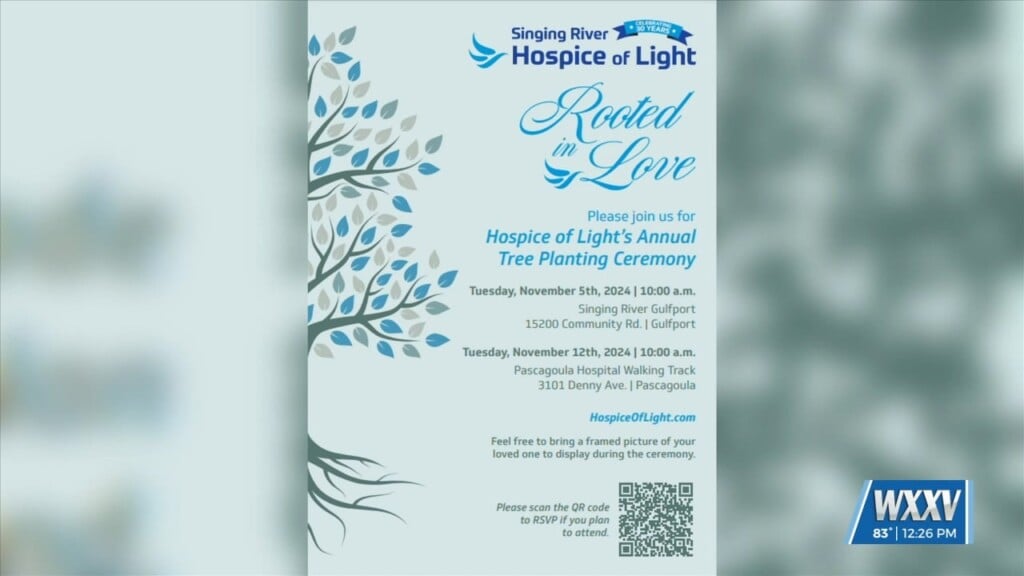 Singing River Hosting Hospice Of Light Events In November