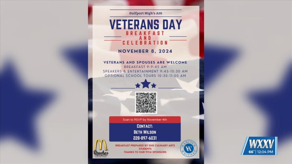 Veterans Day Breakfast Hosted By Gulfport High School