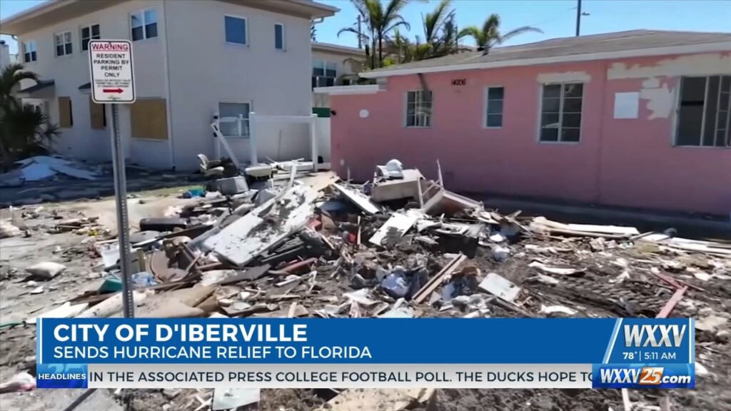 City Of D'iberville Sends Hurricane Relief To Florida