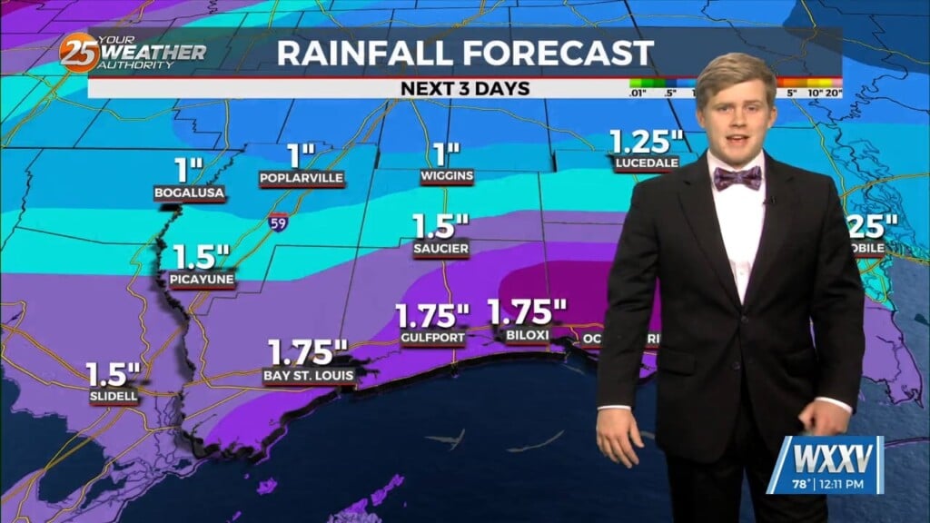 11/8 Sam Parker's "rain Coming Soon" Friday Midday Forecast