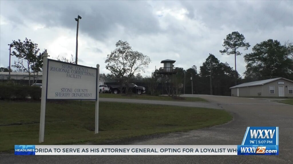 Stone County Correctional Facility Housing Inmates From Hattiesburg